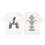 Rapper Don Toliver Octane Album Merch Print T Shirt Y2k Fashion Hip Hop Vintage T Shirts Casual Loose Oversized T-shirt Unisex