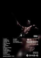 Hip Hop Rapper Singer T-Travis-SScott Music Album Cover Posters Prints Canvas Printing Wall Art Picture for Room Home Decor Gift