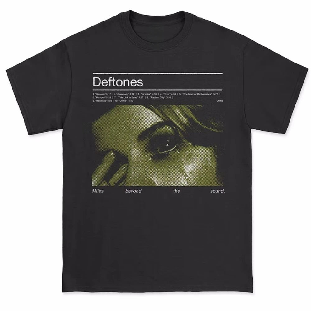 2026 Deftones Singer Band T Shirt Men Women Hip Hop Rock Unisex Short-sleeved Retro Street Y2K Casual Fashion Tops Clothing