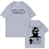 Rapper Mf Doom Graphic T Shirt Madvillainy Metal Music Album T-shirt Men Women Punk Vintage Tshirt Streetwear
