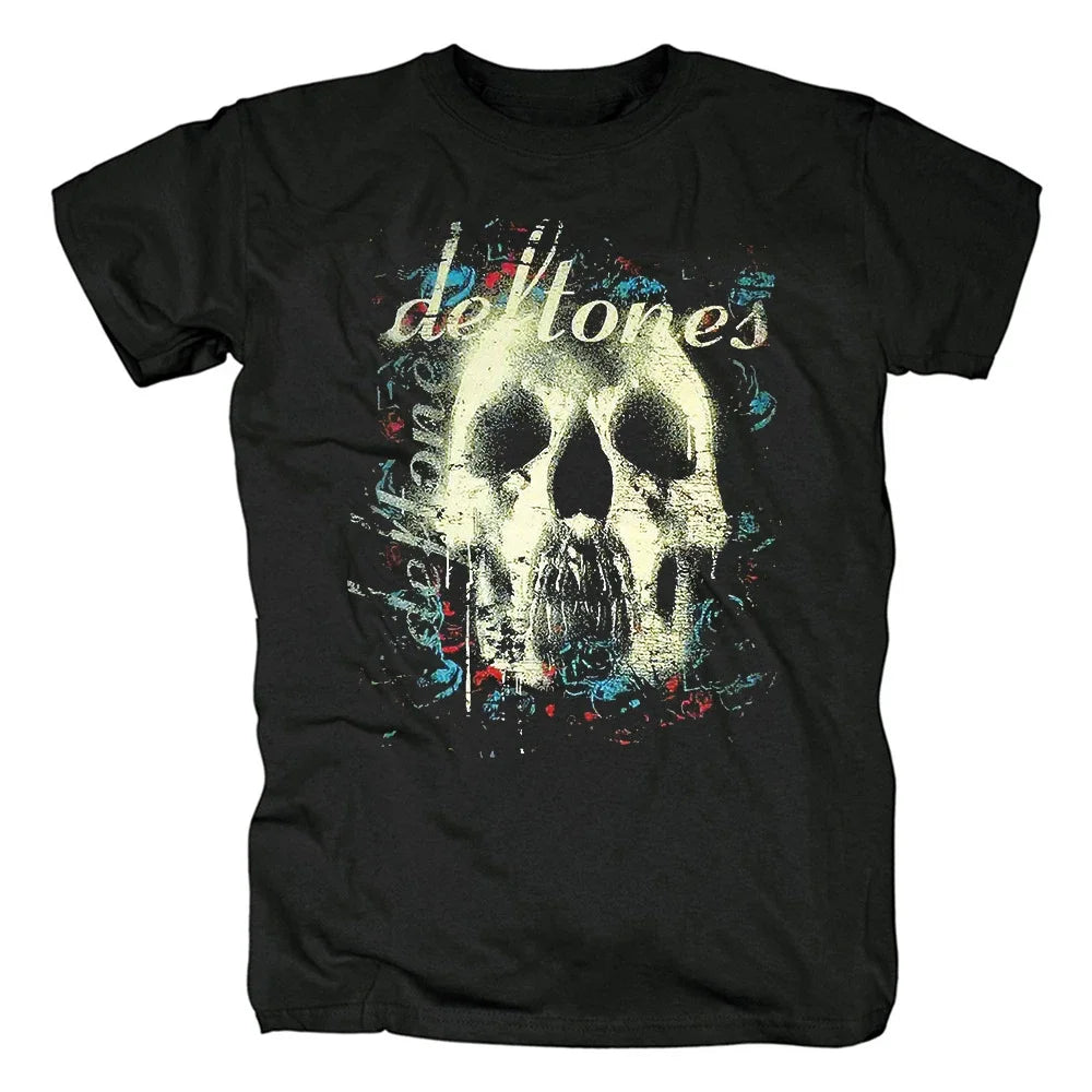 2026 Deftones Singer Band T Shirt Men Women Hip Hop Rock Unisex Short-sleeved Retro Street Y2K Casual Fashion Tops Clothing