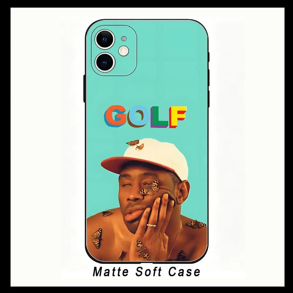 Phone Case Compatible with Apple iPhone 13, 14, 15, 11, 12 Pro, XR, XS Max, SE TPU Phone Case S-Tyler the Creators