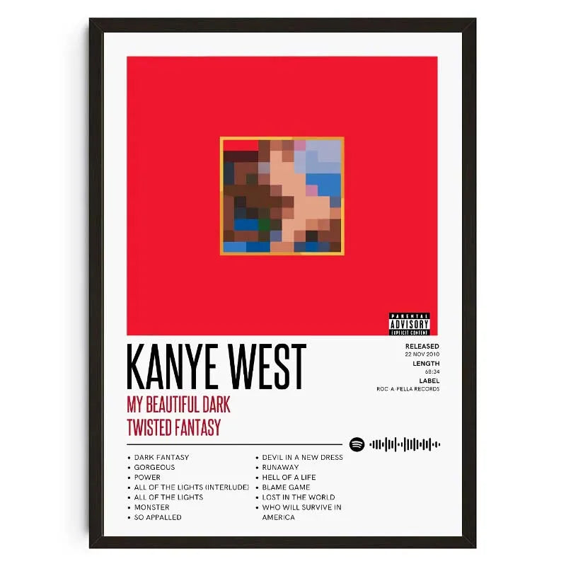 The Creator Frank Blonde Album Poster Hip Hop Rapper Singer Star Aesthetics Music Cover Wall Art Canvas Painting Cafe Home Room