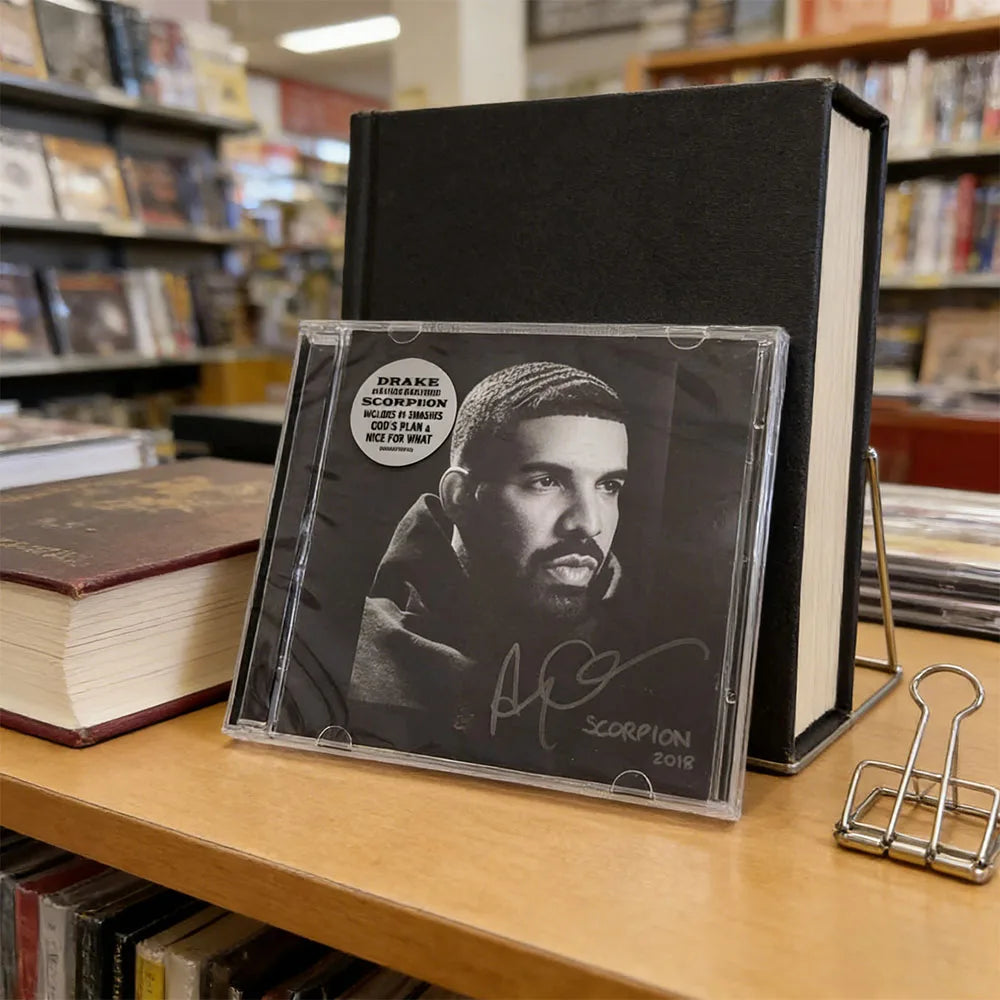 CD 'Scorpion' is the fifth studio album by Canadian rapper Drake, and it is also a double album, released on June 29, 2018.