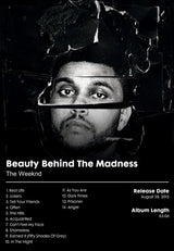 The Weeknd Hip Hop Music Star Poster Retro Rapper Aesthetic Office Modern Prints Canvas Wall Art Pictures Home Living Room Decor