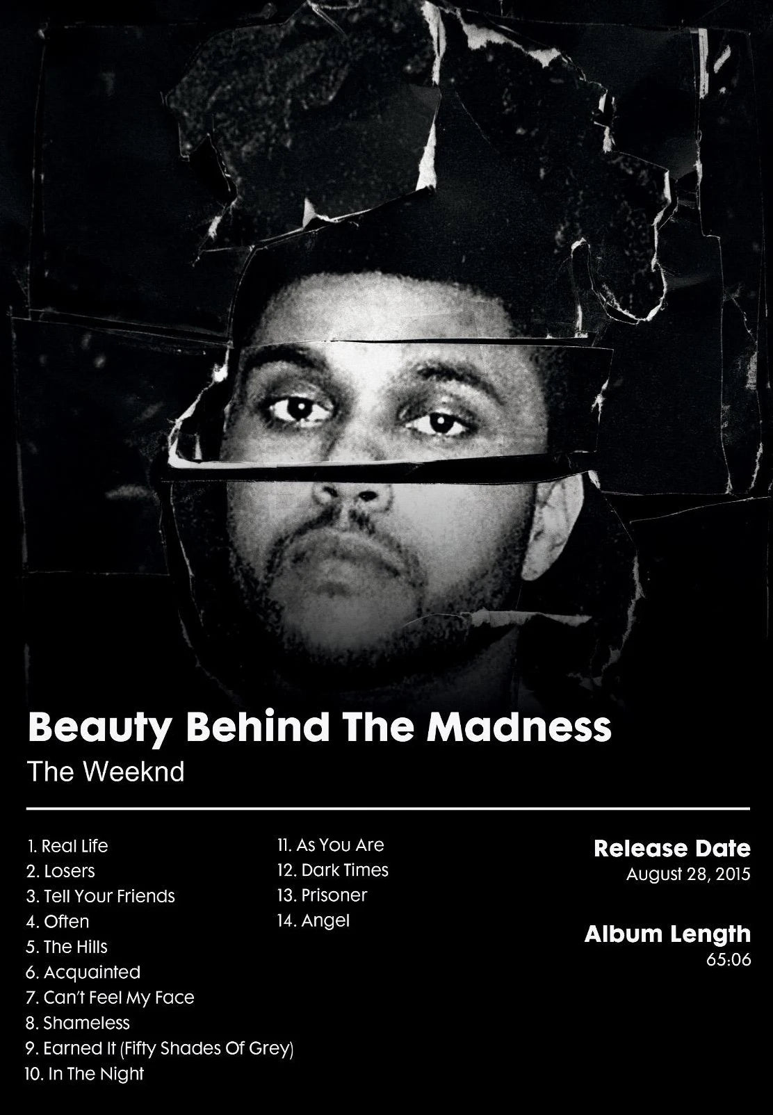 The Weeknd Hip Hop Music Star Poster Retro Rapper Aesthetic Office Modern Prints Canvas Wall Art Pictures Home Living Room Decor