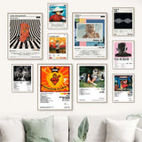 The Creator Frank Blonde Album Poster Hip Hop Rapper Singer Star Aesthetics Music Cover Wall Art Canvas Painting Cafe Home Room