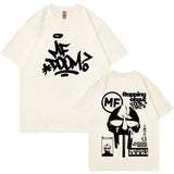 Rapper Mf Doom Graphic T Shirt Madvillainy Metal Music Album T-shirt Men Women Punk Vintage Tshirt Streetwear