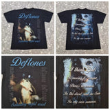 Vintage Deftones T Shirt Saturday Night Wrist Metal Band Tee Graphic Print Hip-hop Rock Short-sleeved Men Women Round-neck Tops