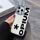 Rap Playboi Carti Phone Case For O-Opium iPhone 17 16e 16 15 14 13 12 11 mini Pro Max X XR XSMAX 8 7 Air Plus Transparent Cover