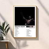 Hip Hop Rapper Singer T-Travis-SScott Music Album Cover Posters Prints Canvas Printing Wall Art Picture for Room Home Decor Gift