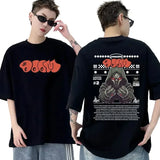Rapper Mf Doom Graphic T Shirt Madvillainy Metal Music Album T-shirt Men Women Punk Vintage Tshirt Streetwear