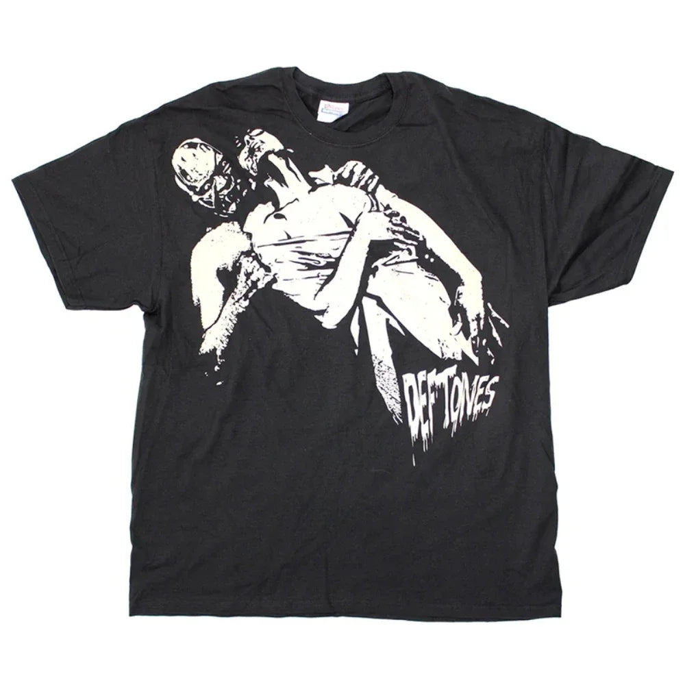 2026 Deftones Singer Band T Shirt Men Women Hip Hop Rock Unisex Short-sleeved Retro Street Y2K Casual Fashion Tops Clothing