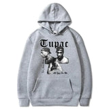Rapper Tupac 2pac Hoodie Men Women Clothes Sweatshirt Men Women Hoodies Fashion Letter Printed Graphic Sweatshirts Loose Casual