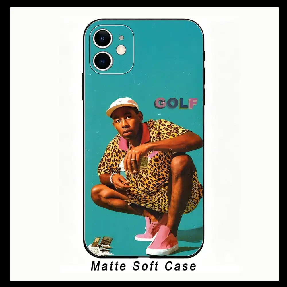 Phone Case Compatible with Apple iPhone 13, 14, 15, 11, 12 Pro, XR, XS Max, SE TPU Phone Case S-Tyler the Creators