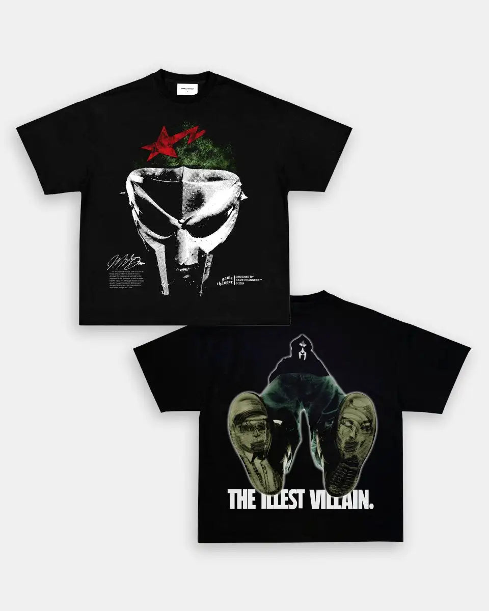 MF DOOM Street Hip Hop Rapper Graphic T-shirt Women Men Casual Cotton Comfort Short Sleeve Streetwear Female Male Clothing Tee