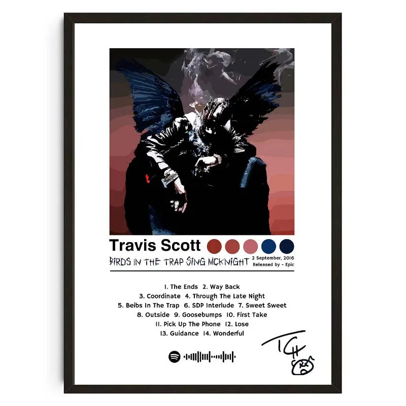 The Creator Frank Blonde Album Poster Hip Hop Rapper Singer Star Aesthetics Music Cover Wall Art Canvas Painting Cafe Home Room