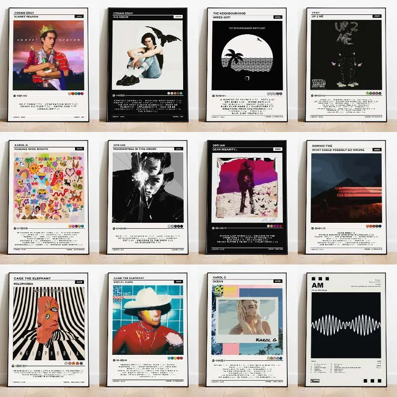 The Creator Frank Blonde Album Poster Hip Hop Rapper Singer Star Aesthetics Music Cover Wall Art Canvas Painting Cafe Home Room