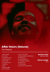 The Weeknd Hip Hop Music Star Poster Retro Rapper Aesthetic Office Modern Prints Canvas Wall Art Pictures Home Living Room Decor