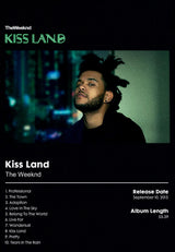 The Weeknd Hip Hop Music Star Poster Retro Rapper Aesthetic Office Modern Prints Canvas Wall Art Pictures Home Living Room Decor
