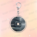 Popular Music CD Keychain for Accessories Singer Classic Album Cover Keyring Jewelry Fans Friends Gifts