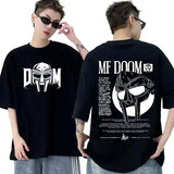 Rapper Mf Doom Graphic T Shirt Madvillainy Metal Music Album T-shirt Men Women Punk Vintage Tshirt Streetwear