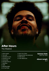 The Weeknd Hip Hop Music Star Poster Retro Rapper Aesthetic Office Modern Prints Canvas Wall Art Pictures Home Living Room Decor