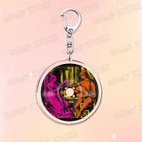 Popular Music CD Keychain for Accessories Singer Classic Album Cover Keyring Jewelry Fans Friends Gifts