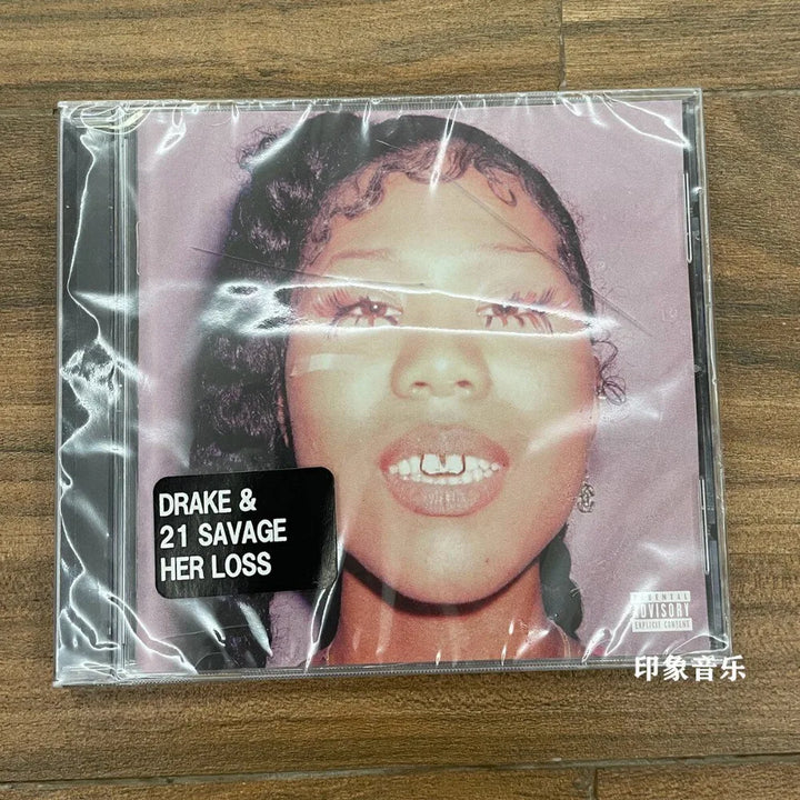 Drake 21 Savage Her Loss CD Explicit Version Rap Hip Hop Collaborative Album Brand New Sealed In Stock