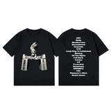 Rapper Don Toliver Octane Album Merch Print T Shirt Y2k Fashion Hip Hop Vintage T Shirts Casual Loose Oversized T-shirt Unisex