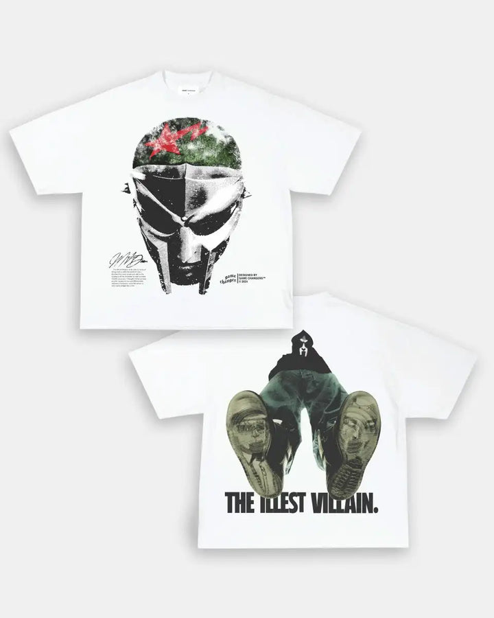 MF DOOM Street Hip Hop Rapper Graphic T-shirt Women Men Casual Cotton Comfort Short Sleeve Streetwear Female Male Clothing Tee