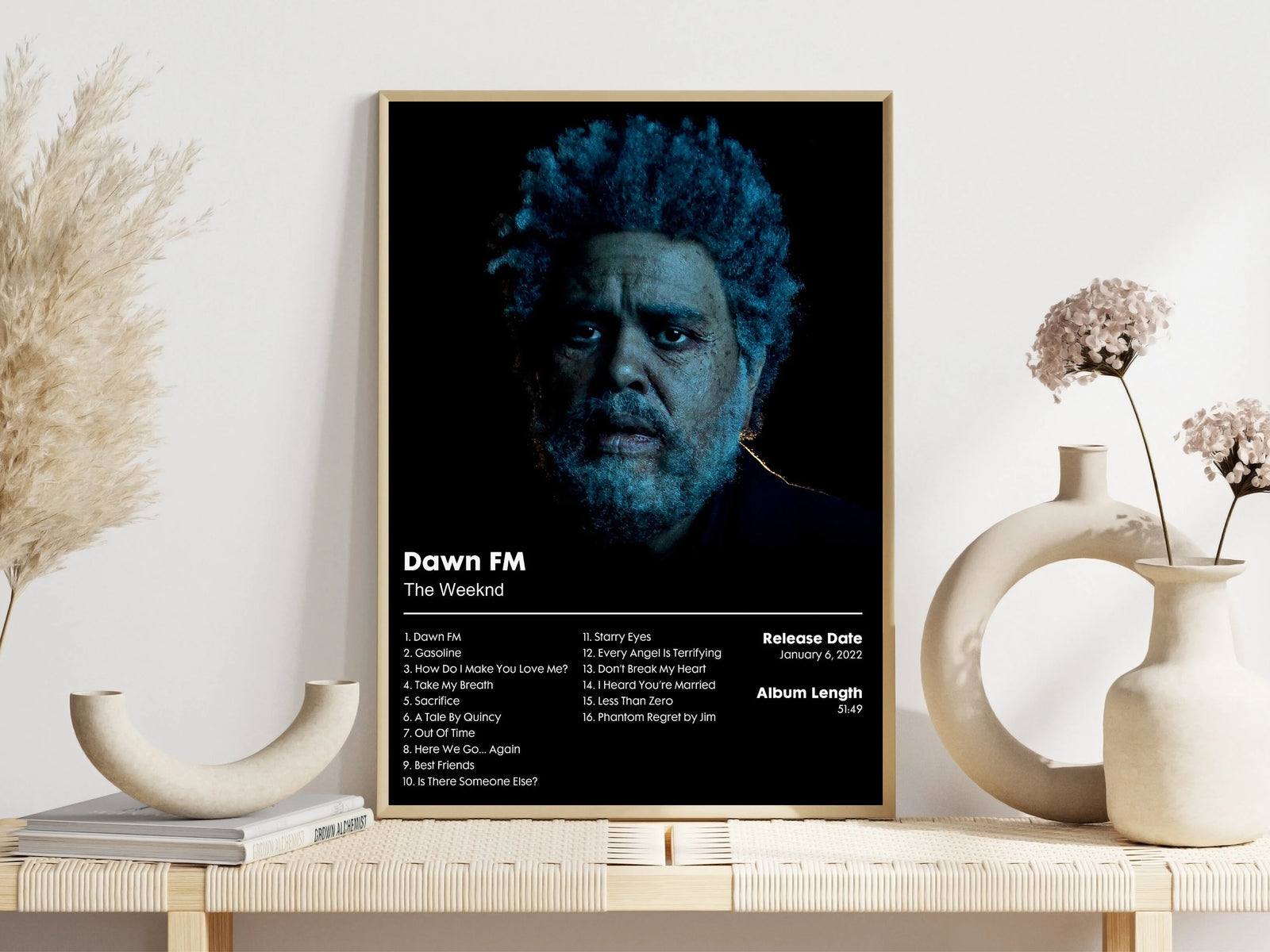 The Weeknd Hip Hop Music Star Poster Retro Rapper Aesthetic Office Modern Prints Canvas Wall Art Pictures Home Living Room Decor