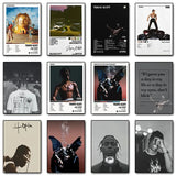 Hip Hop Rapper Singer T-Travis-SScott Music Album Cover Posters Prints Canvas Printing Wall Art Picture for Room Home Decor Gift