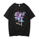 Oliver Tree T Shirt Men's Hip Hop Band Vintage Washed Casual RIP Rapper T-shirt Breathable High Quality Cotton Streetwear