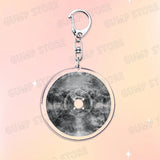 Popular Music CD Keychain for Accessories Singer Classic Album Cover Keyring Jewelry Fans Friends Gifts