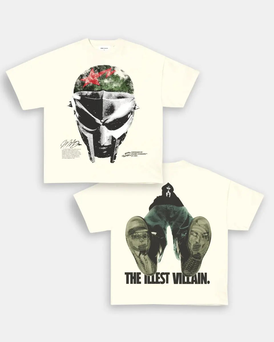 MF DOOM Street Hip Hop Rapper Graphic T-shirt Women Men Casual Cotton Comfort Short Sleeve Streetwear Female Male Clothing Tee