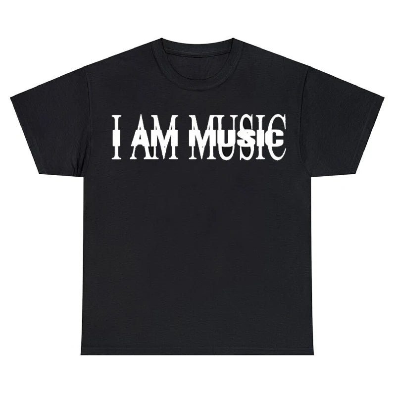Playboi Carti I Am Music Album Print T-Shirt Y2K Meme Opium Ken Carson Destroy Lonely Cool T Shirts Men Casual Vintage T Shirt