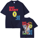Rapper Bad Bunny DeBi TiRAR MaS FOToS DTMF 2026 Tour T Shirts Men Women Hip Hop Pop Music T-shirts Male Retro Oversized Tshirts