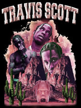 Hip Hop Rapper Singer T-Travis-SScott Music Album Cover Posters Prints Canvas Printing Wall Art Picture for Room Home Decor Gift