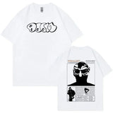 Rapper Mf Doom Graphic T Shirt Madvillainy Metal Music Album T-shirt Men Women Punk Vintage Tshirt Streetwear