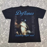 Vintage Deftones T Shirt Saturday Night Wrist Metal Band Tee Graphic Print Hip-hop Rock Short-sleeved Men Women Round-neck Tops