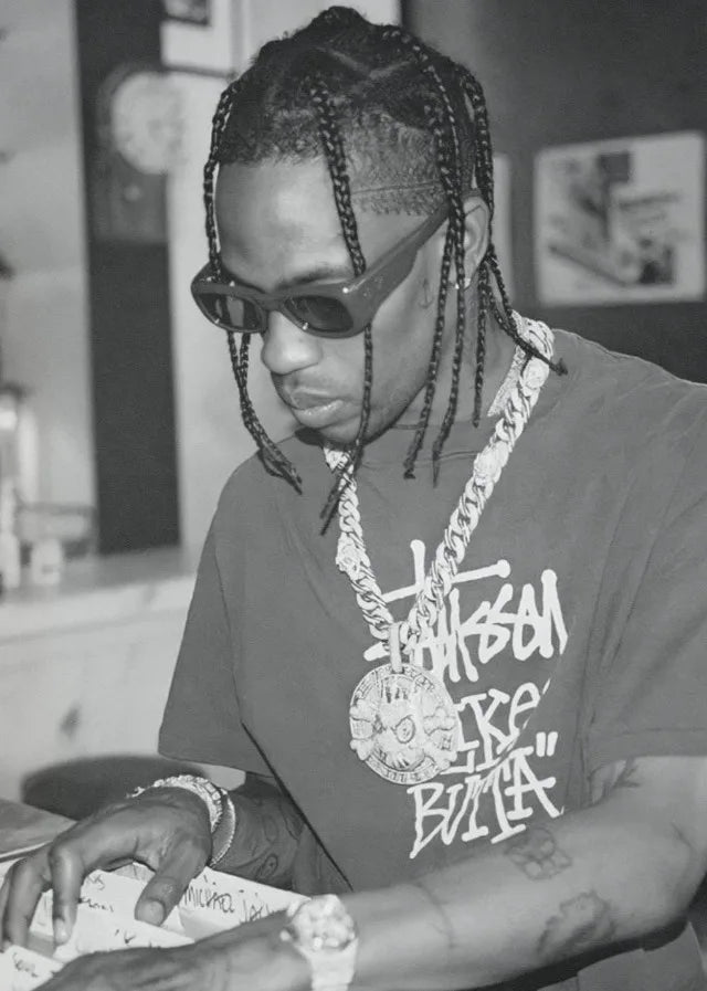 Hip Hop Rapper Singer T-Travis-SScott Music Album Cover Posters Prints Canvas Printing Wall Art Picture for Room Home Decor Gift