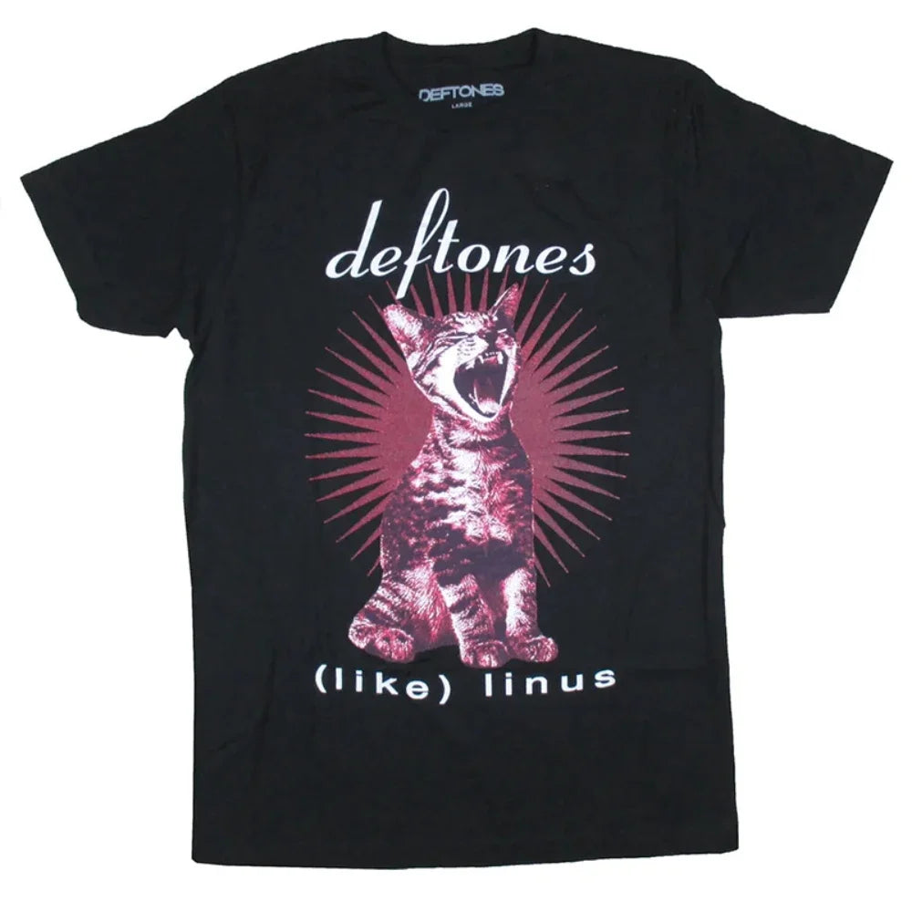 2026 Deftones Singer Band T Shirt Men Women Hip Hop Rock Unisex Short-sleeved Retro Street Y2K Casual Fashion Tops Clothing