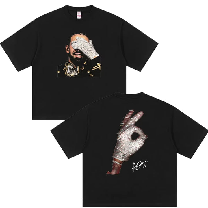 Rapper Drake ICEMAN Album 2026 Graphic T Shirts Men's Gothic Hip Hop Clothing T-shirt Vintage Fashion Oversized Cotton Tee