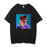 Oliver Tree T Shirt Men's Hip Hop Band Vintage Washed Casual RIP Rapper T-shirt Breathable High Quality Cotton Streetwear