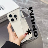 Rap Playboi Carti Phone Case For O-Opium iPhone 17 16e 16 15 14 13 12 11 mini Pro Max X XR XSMAX 8 7 Air Plus Transparent Cover
