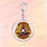 Popular Music CD Keychain for Accessories Singer Classic Album Cover Keyring Jewelry Fans Friends Gifts