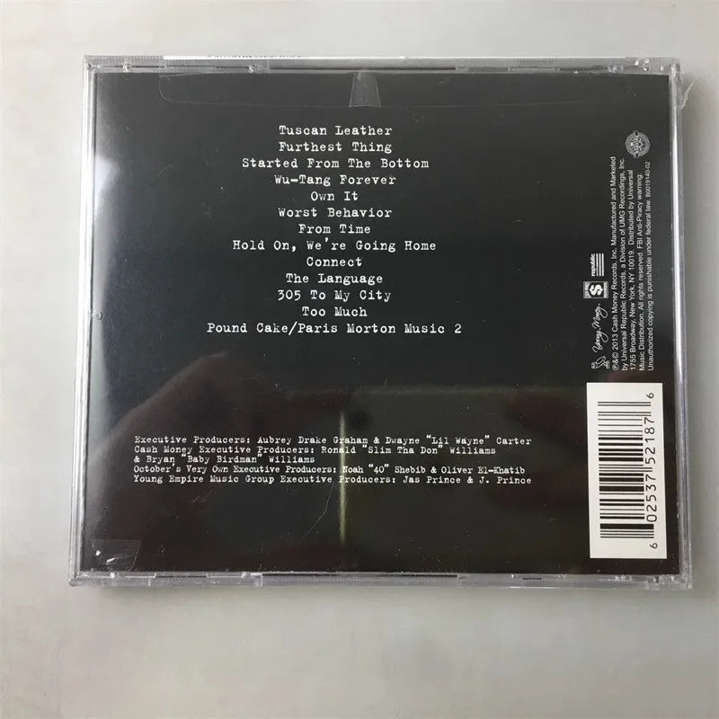 Rap Aub Drake Music CD Nothing Was The Same Album Take Care Music Record Cosplay Walkman Car Soundtracks Box Party Music Gifts