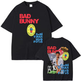 Rapper Bad Bunny DeBi TiRAR MaS FOToS DTMF 2026 Tour T Shirts Men Women Hip Hop Pop Music T-shirts Male Retro Oversized Tshirts